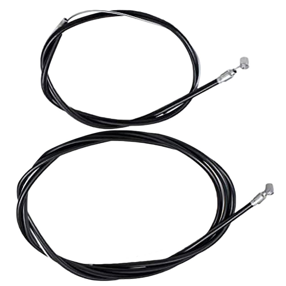 1 Set Bike Brake Cable Kit Reusable Stainless Steel PVC Black for Cycling Use