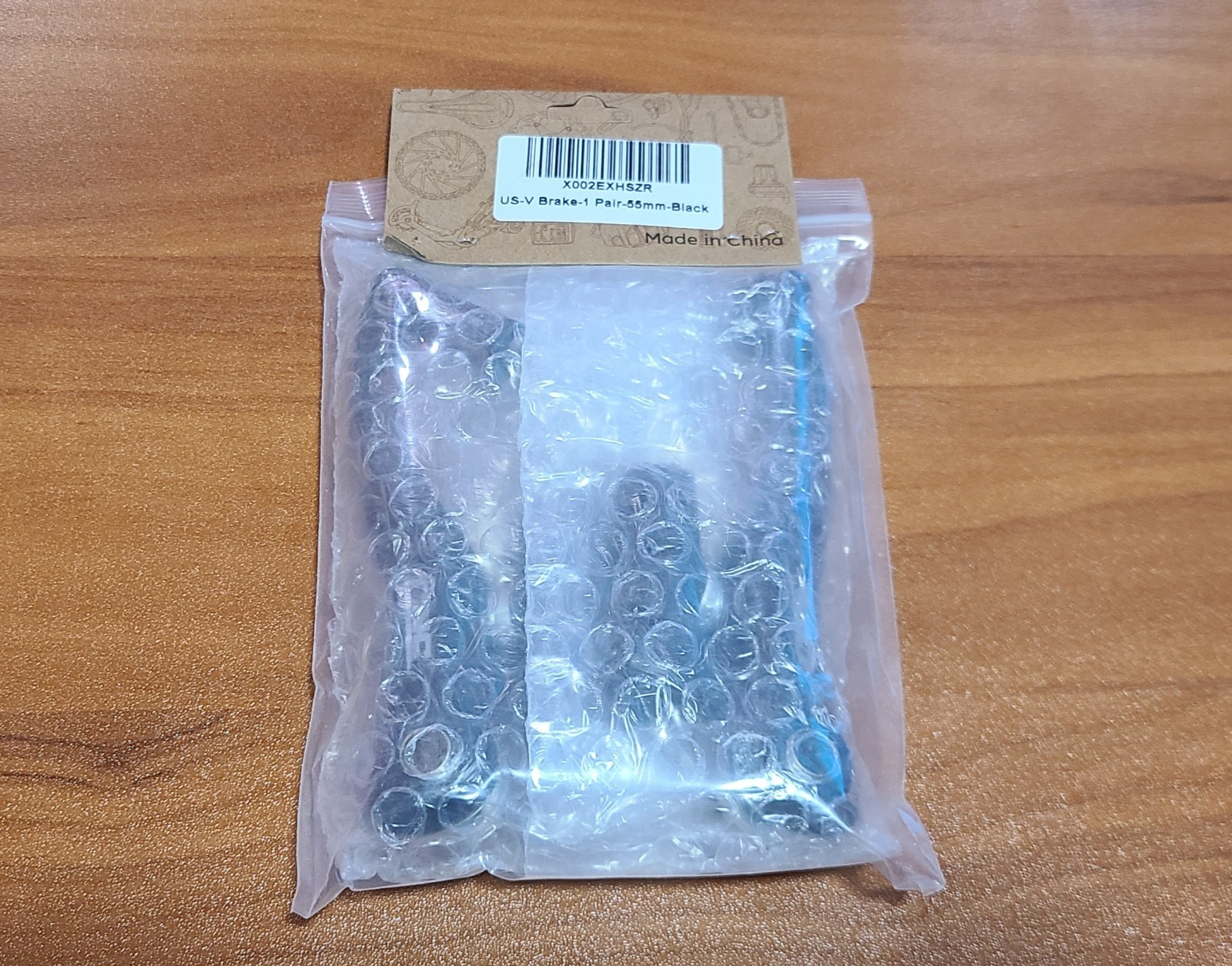 CNC V Brake Set – Bicycle Linear Pull V Brakes 110mm Long Arm Black – New