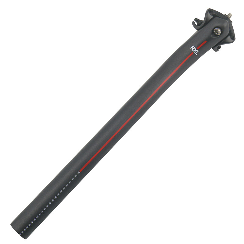 Bicycle Seatpost Carbon Seat Post MTB Road Bike Seat Tube Offset 25 Matte/Glossy