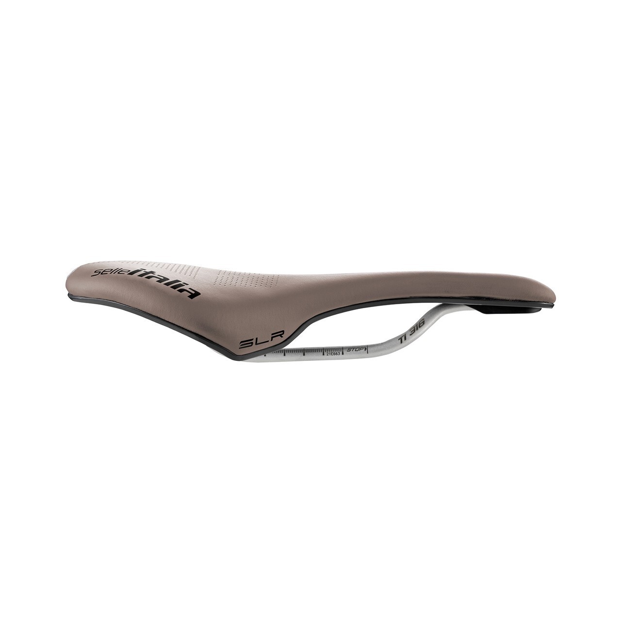 Selle Italia saddle SLR Boost Gravel TI316 Superflow L3 145mm 248mm Ti316 Brown