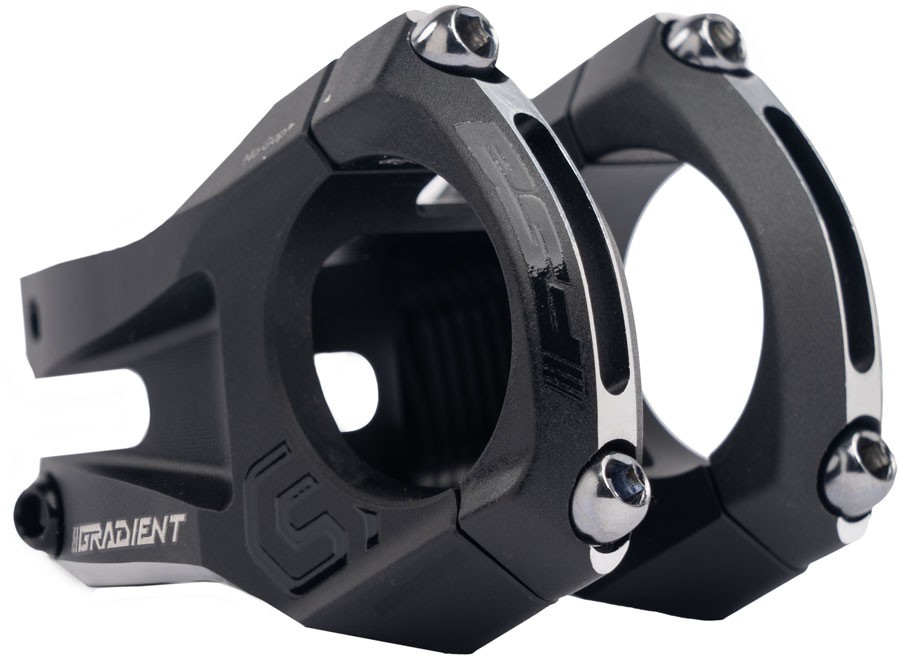 Full Speed Ahead Gradient Alloy Stem 33mm 35mm Clamp Black CNC Machined