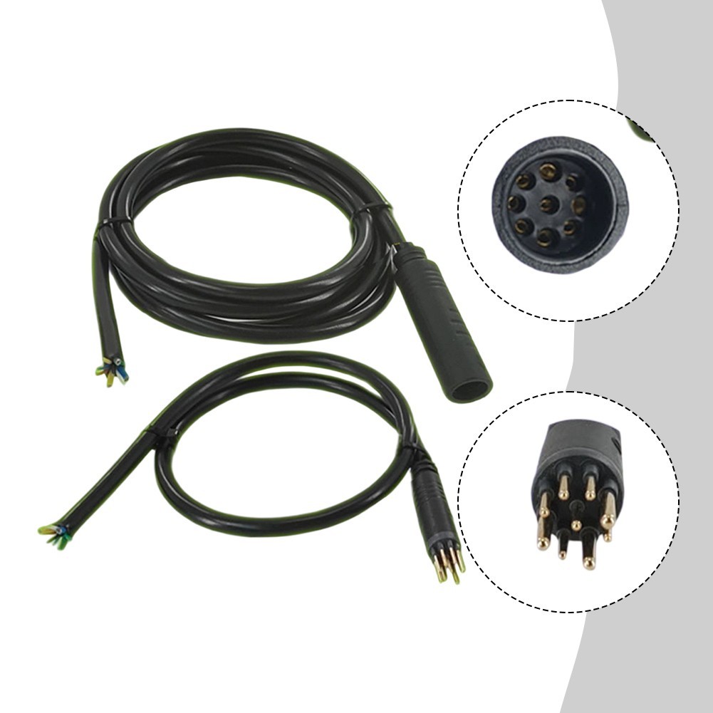 Electric Bike Ebike 9-pin Male Female Connector For Bafang 40cm /120cm Cable New