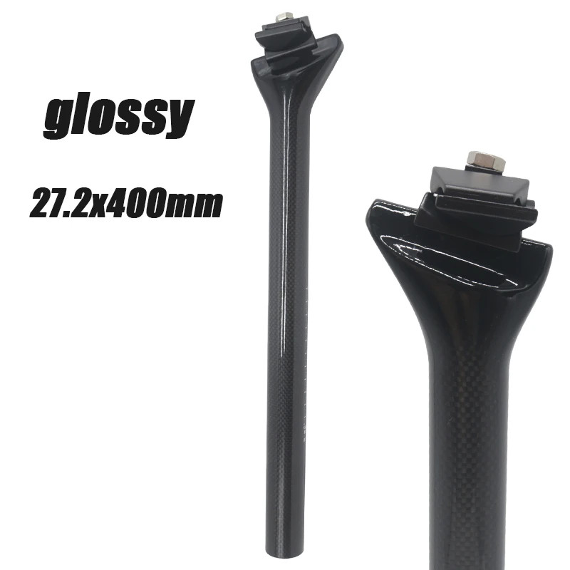 Carbon Road Mountain Bike Seatpost Offset 0mm 13mm 17mm 25.4 27.2 30.8 31.6mm