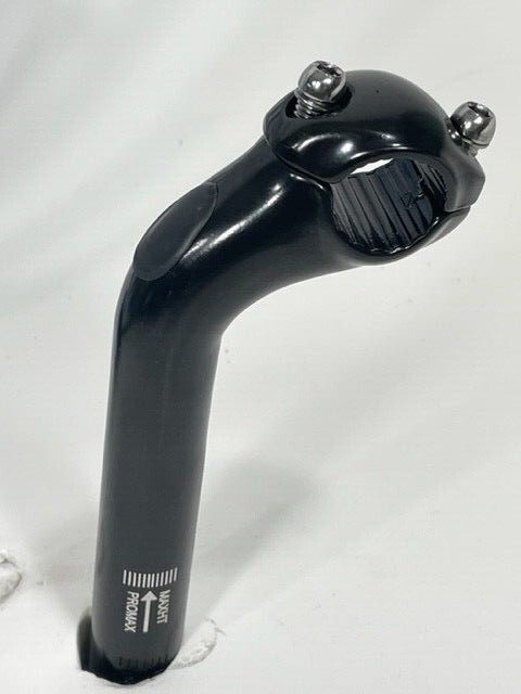 Promax Alloy High Rise Quill stem 1 1/8″ 50mm x 40 degree Rise 25.4 Clamp US1