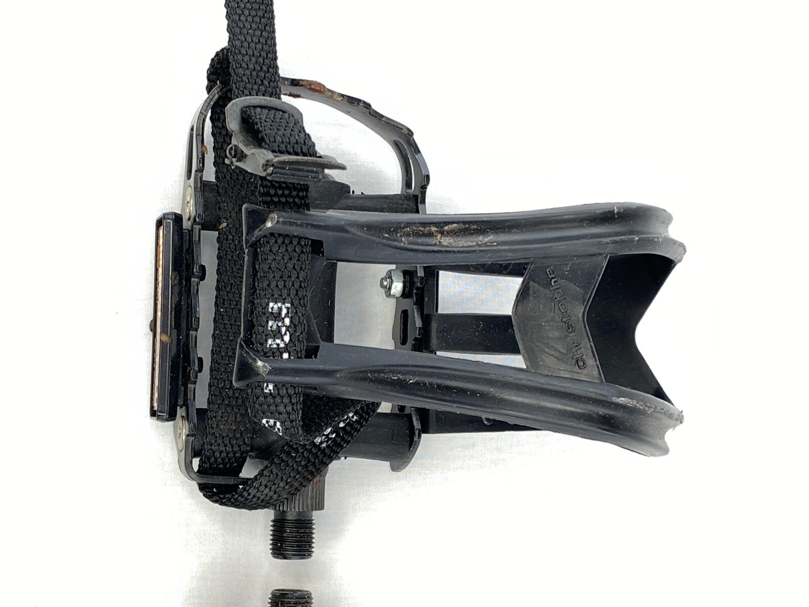 Sakae Pedals w/ Christophe 43 Toe Clips Metal Plastic Bicycle Parts **NOTE** B55