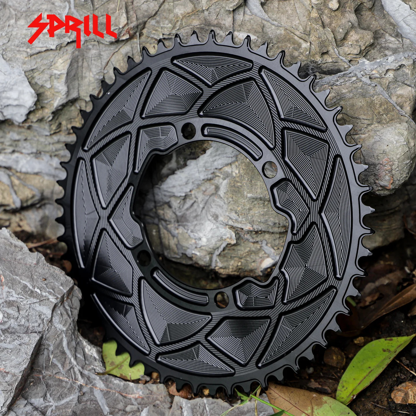 For SRM 9 Power Meter 3mm Offset Chainrings 110BCD FOR TT TRIATHLON Aero 56T-54T