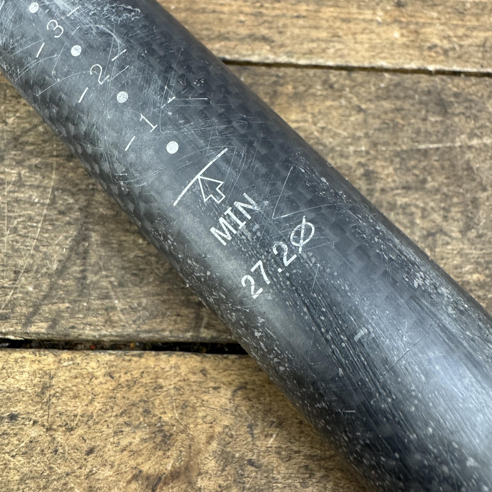 Quintana Roo Carbon Seatpost 27.2mm X 10in Black 180g Post Road Tri Bike