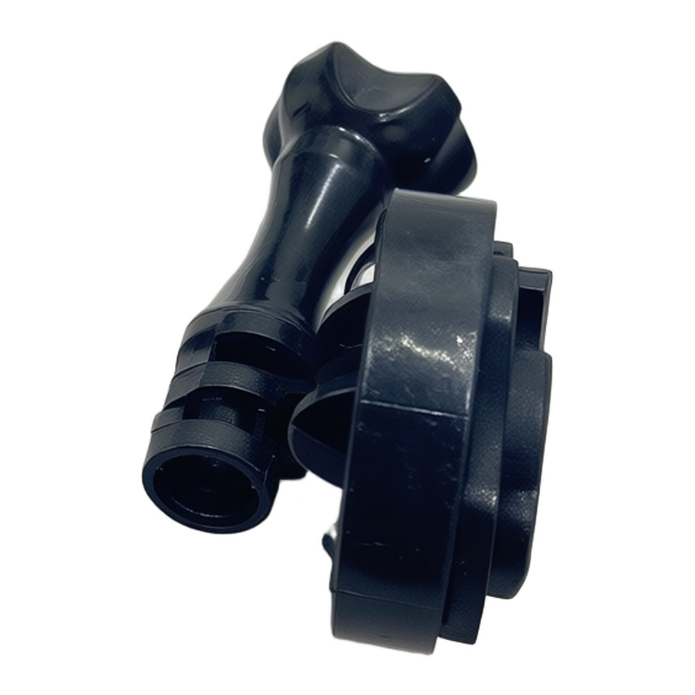 Lightweight Bike Computer Mount Adapter for Action Cam 50g Black Plastic