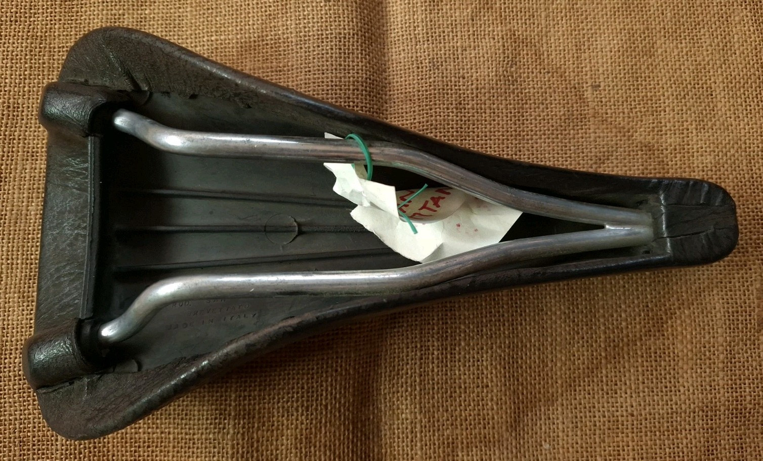 Vintage Concor Supercorsa Superleggera Confort Saddle Alloy Rails 290g. VGC
