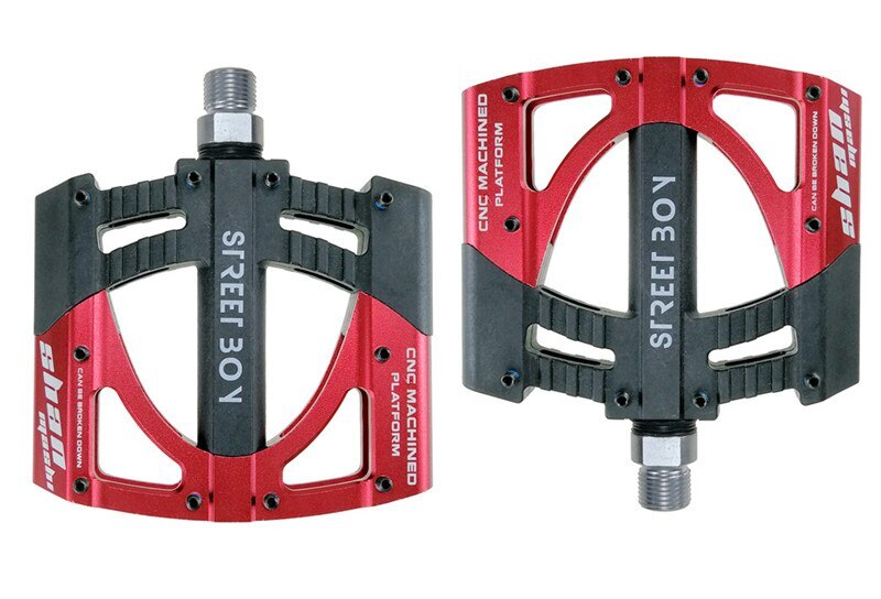 1Pair Universal Sealed 3 Bearing Bicycle Flat Pedals Ultralight 8 Color Optional