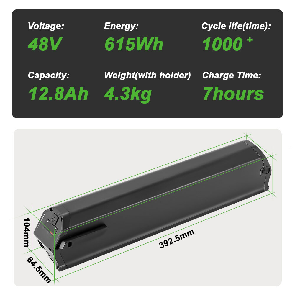 Reention Dorado Plus Ebike Battery 48V 12.8Ah 16Ah Aventon Pace 500 Battery