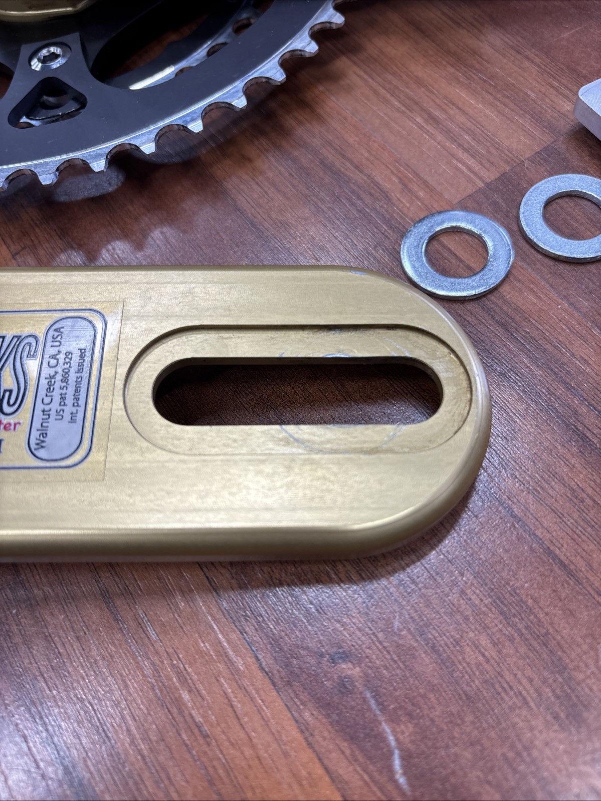 PowerCranks Adjustable Crankset 145 150 155 165 170 175 180 Rare USA Gold