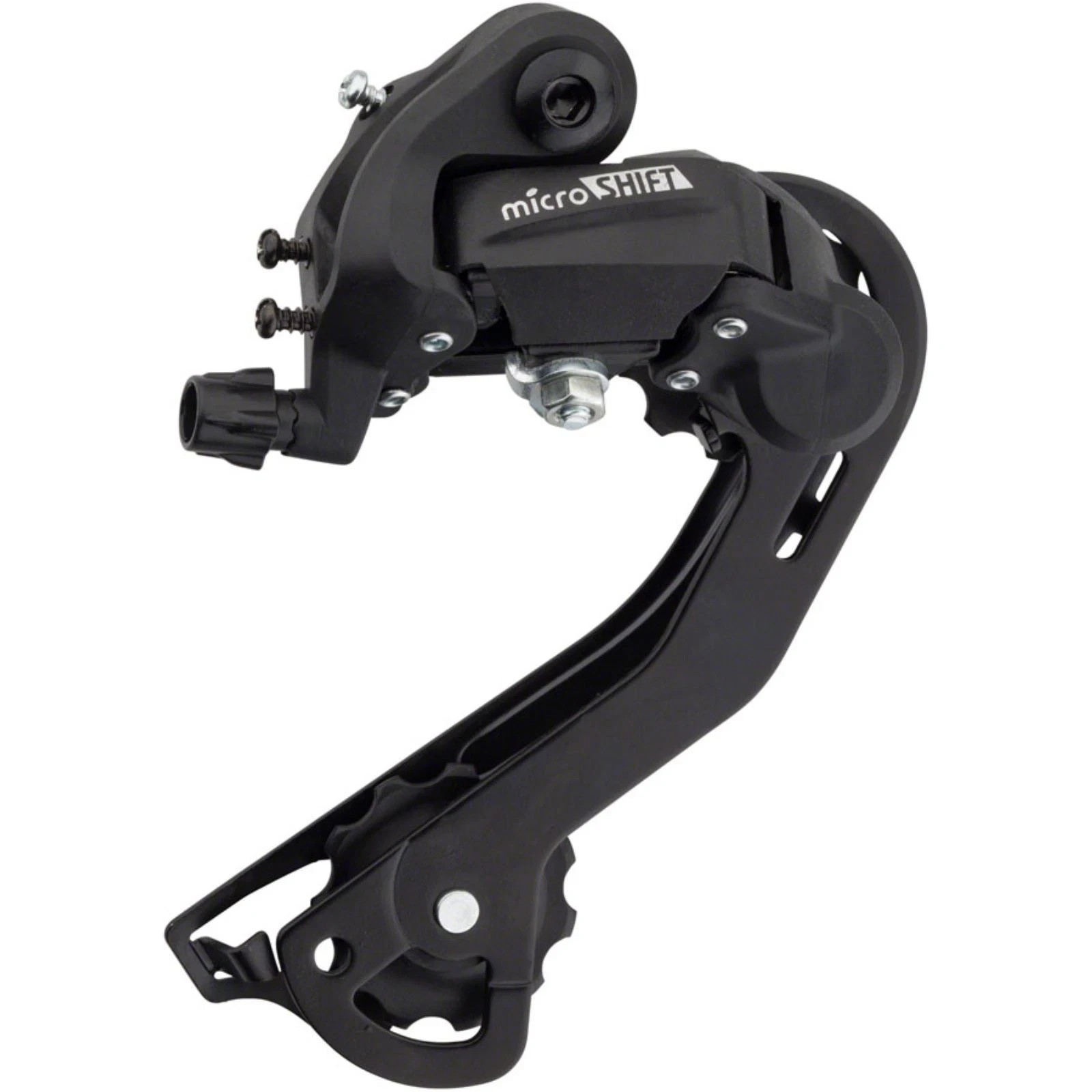 microSHIFT M21 Rear Derailleur – 6,7 Speed, Long Cage, Black RD-M21L