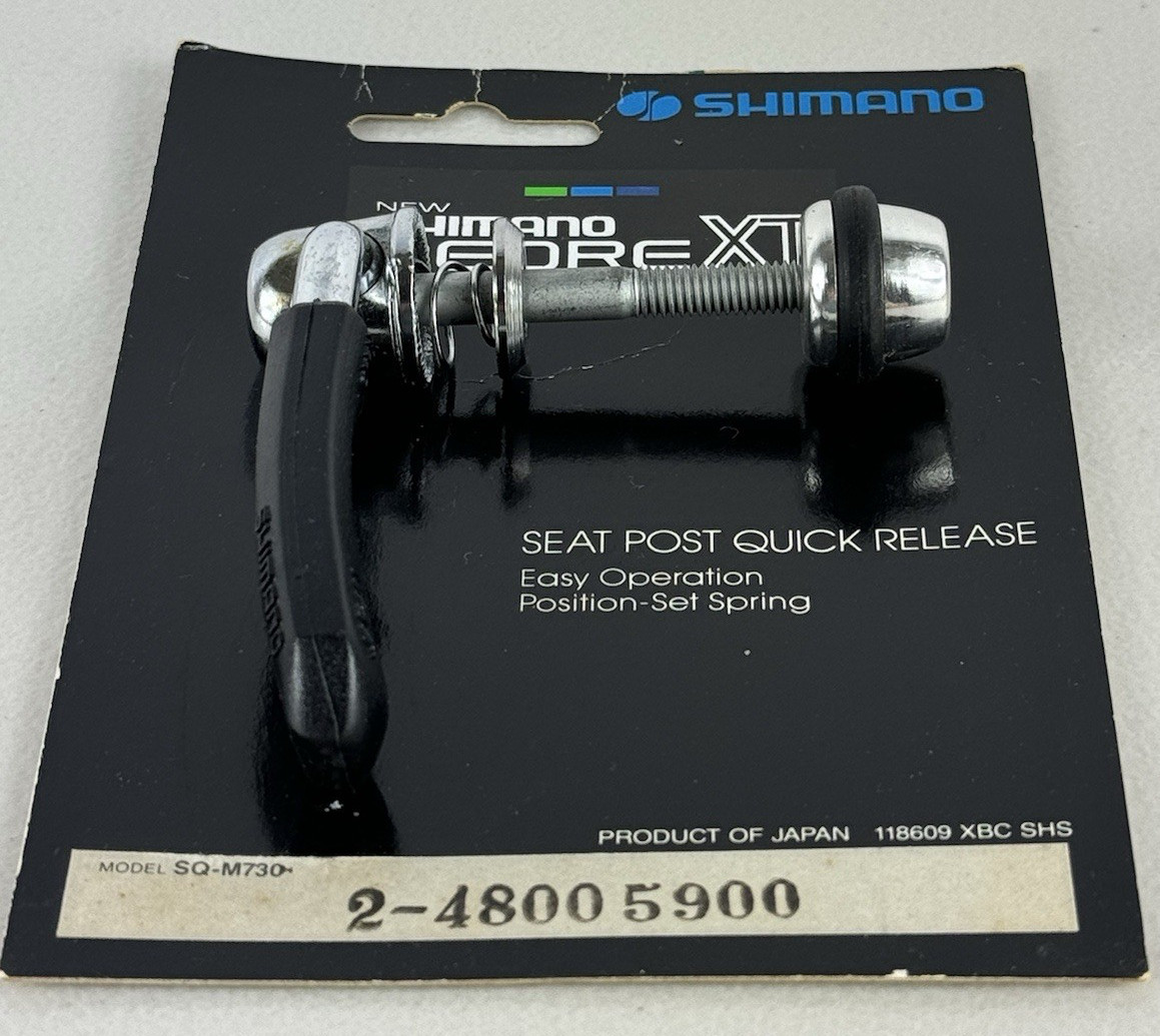 Shimano Deore XT Seat Post Quick Release SQ-M730 Vintage NOS Japan OEM Packaging