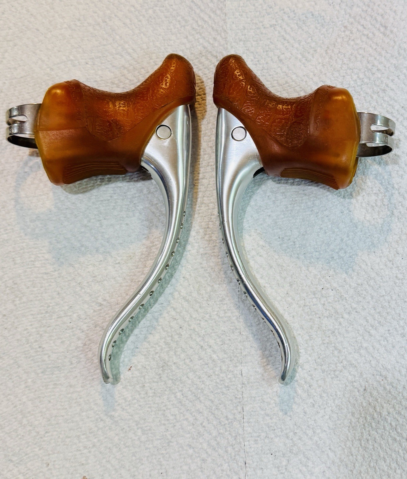 Modolo NOS Drilled Brake Levers Italian Road Bike New Non Aero