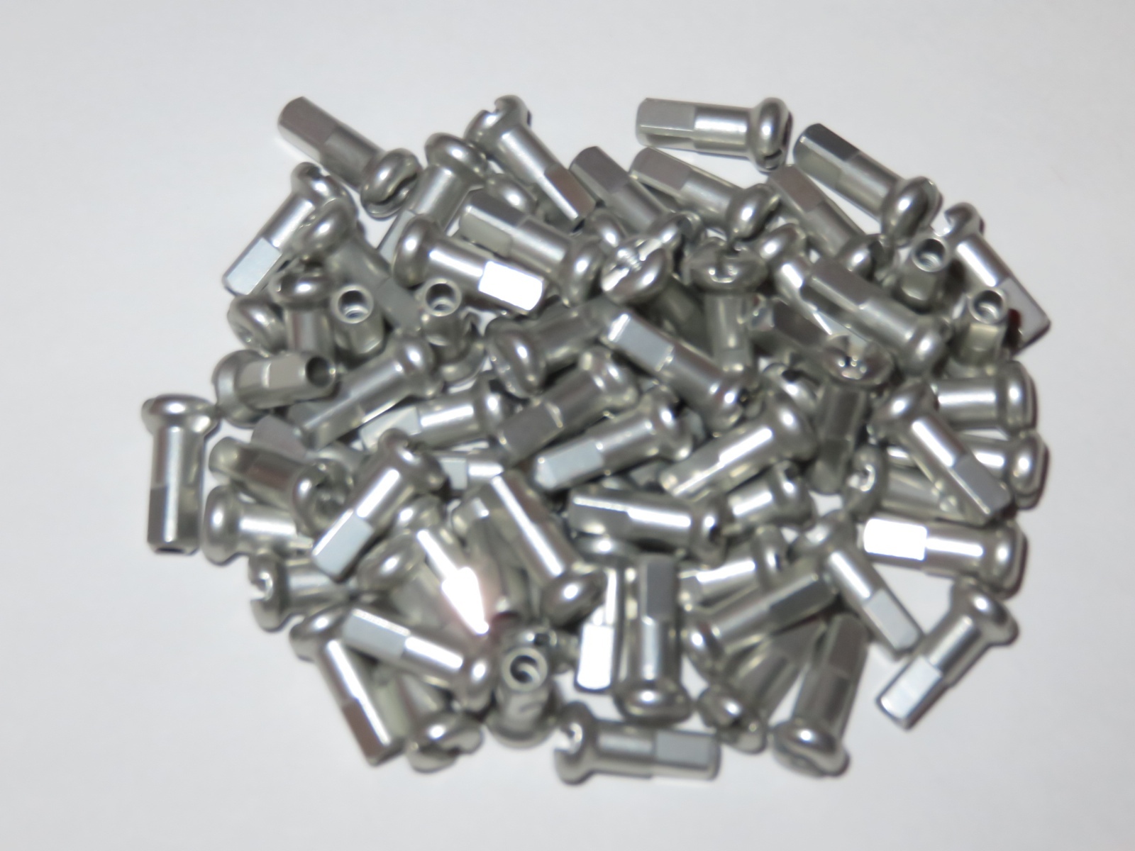 72 DT Swiss 12mm Silver Alloy spoke nipple 14g (2.0mm)