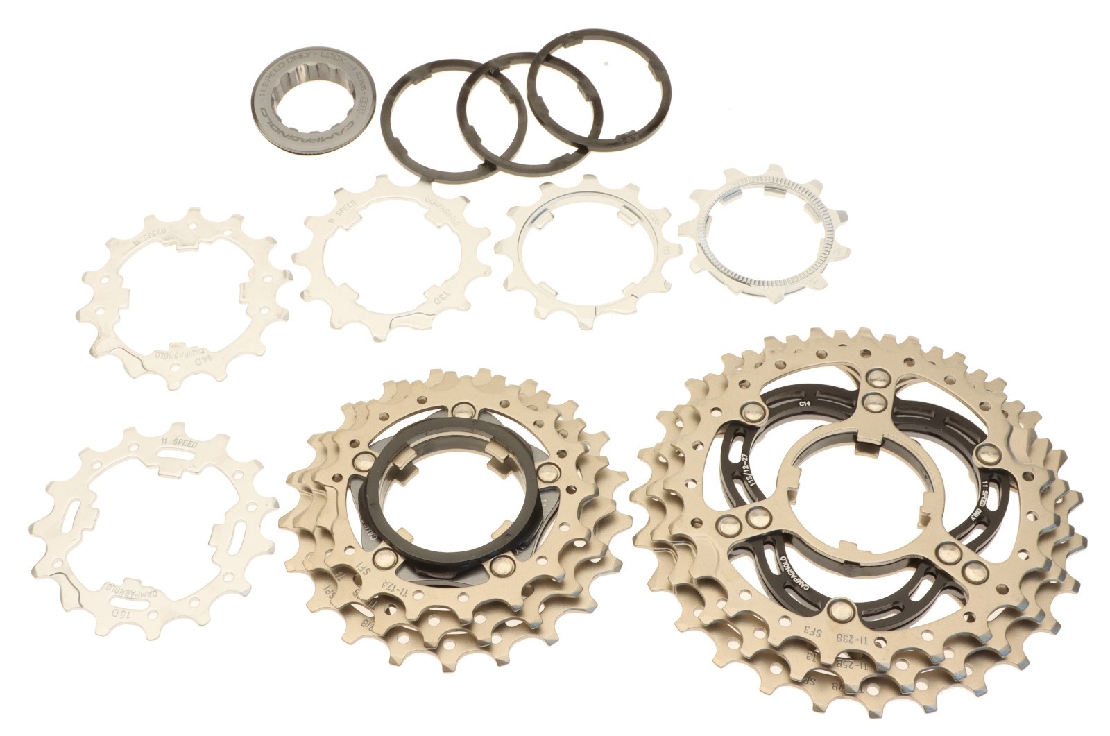 Campagnolo Super Record 11 Speed Cassette 11/27T Steel/Titanium 2014 NEW NOS