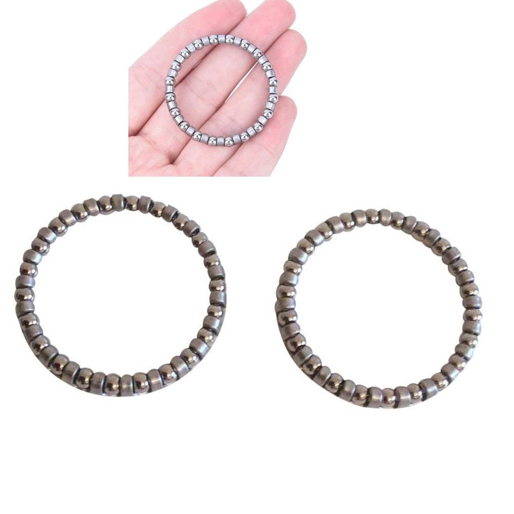 2Pcs 5/32 Bicycle Headset Caged Ball Bearing Set For MTB Bike Cycling 20 Balls