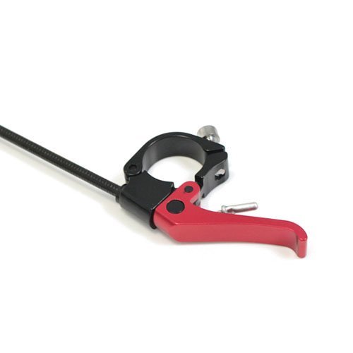 TMARS 419L Mechanical Drop Seatpost, 30.9x400mm (27.2mm w/ adapter) , Black