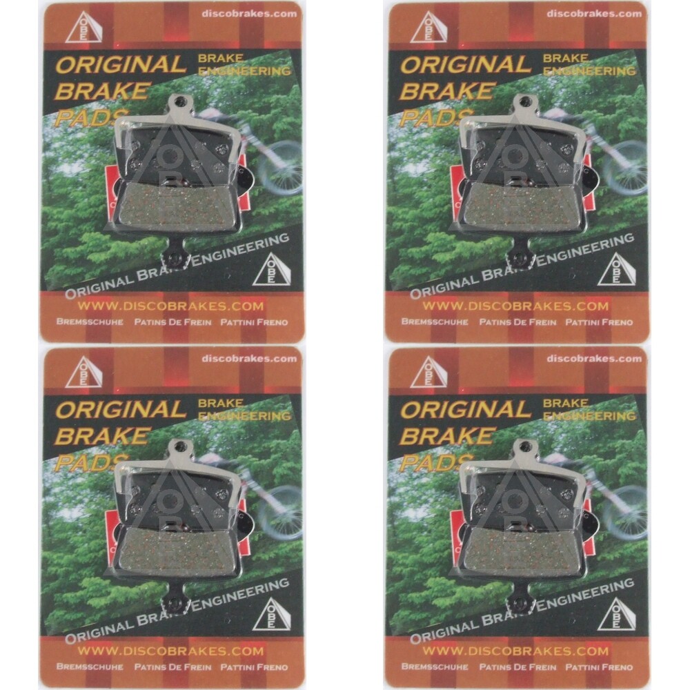 4 Pairs Discobrakes SRAM Avid Code R RS RSC DB8 Disc Brake Pads Made With Kevlar