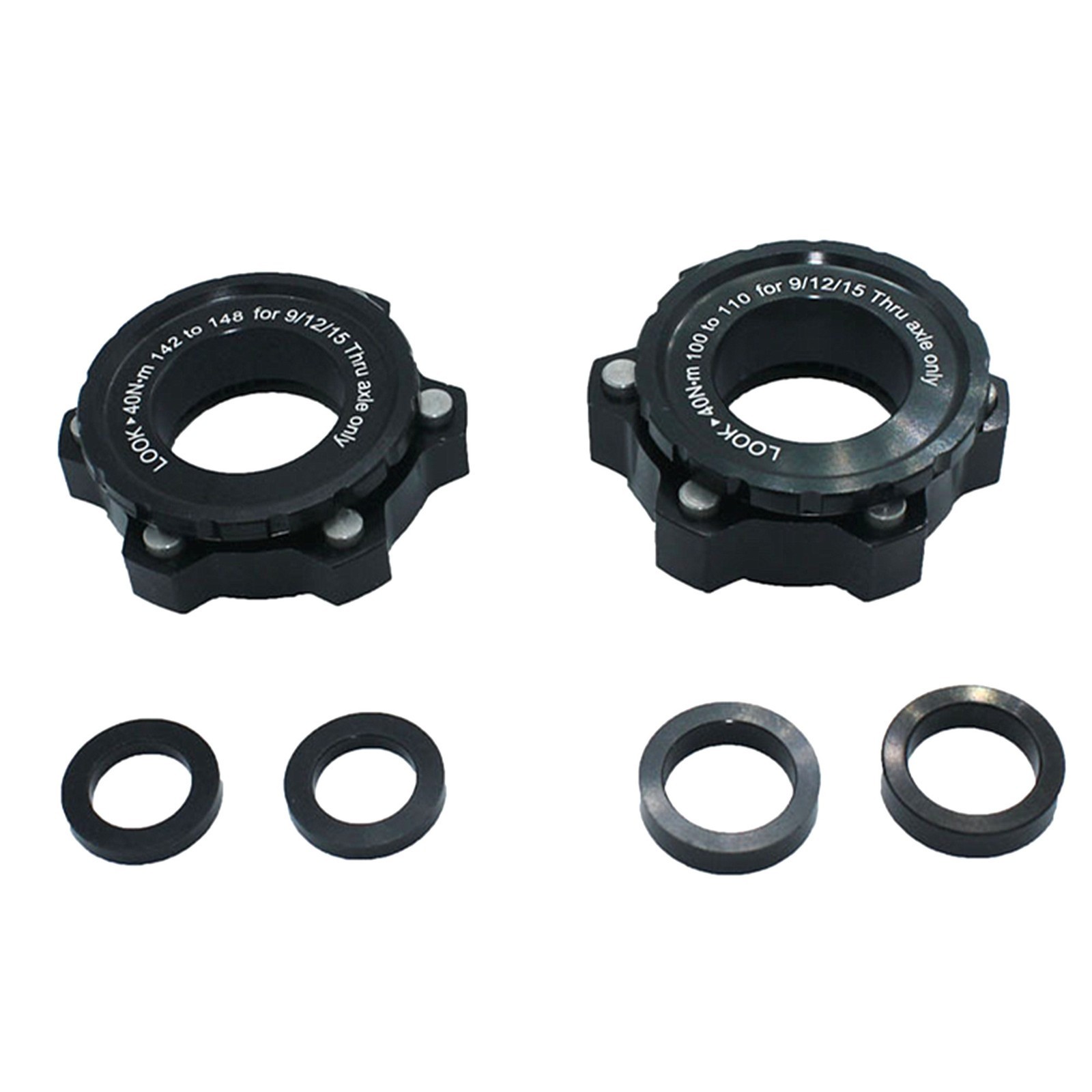 Disc Brake Centerlock Adapter Ring for Bike Rotor Centerlock to 6 Bolt 12mm/15mm