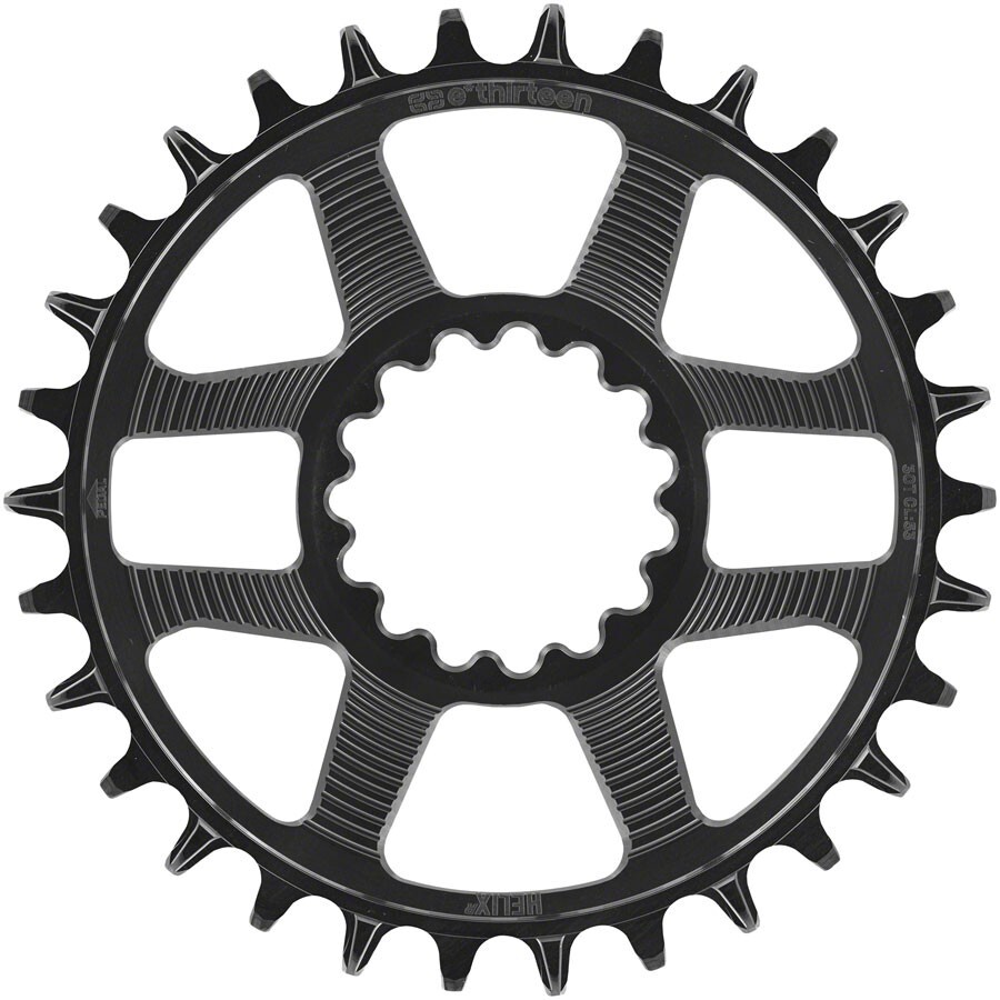 e*thirteen Helix R Chainring – 30t, 11/12-Speed, 52/55mm Flip Flop CL, 3.5mm Off