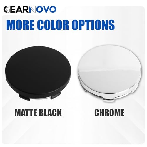 2.6Inch 65MM Wheel Center Caps for Ford Outer 65MM , Inner 61MM Chrome