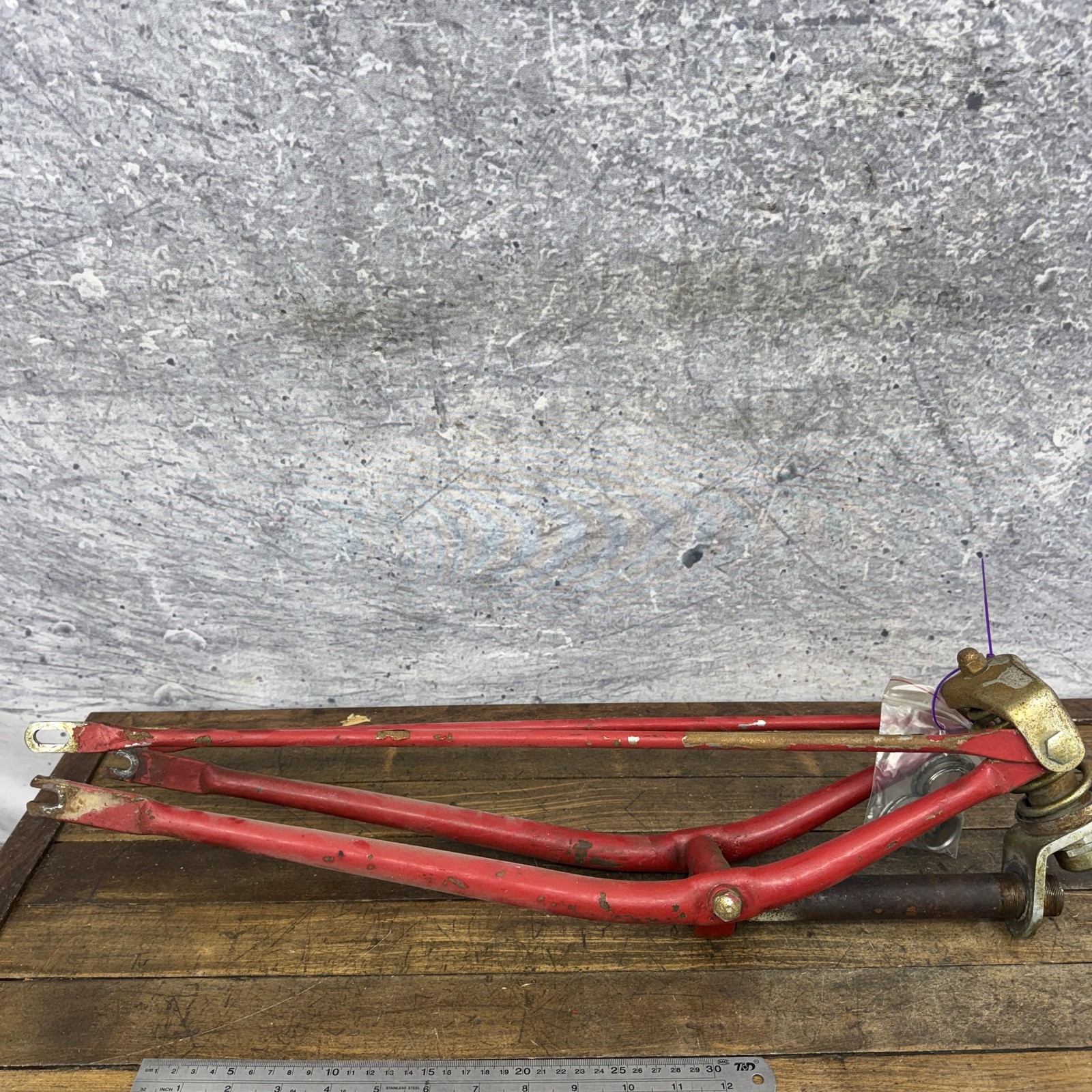 Vintage Monark 26in Springer Fork 1 In Threaded Cruiser Balloon Tire Cruiser
