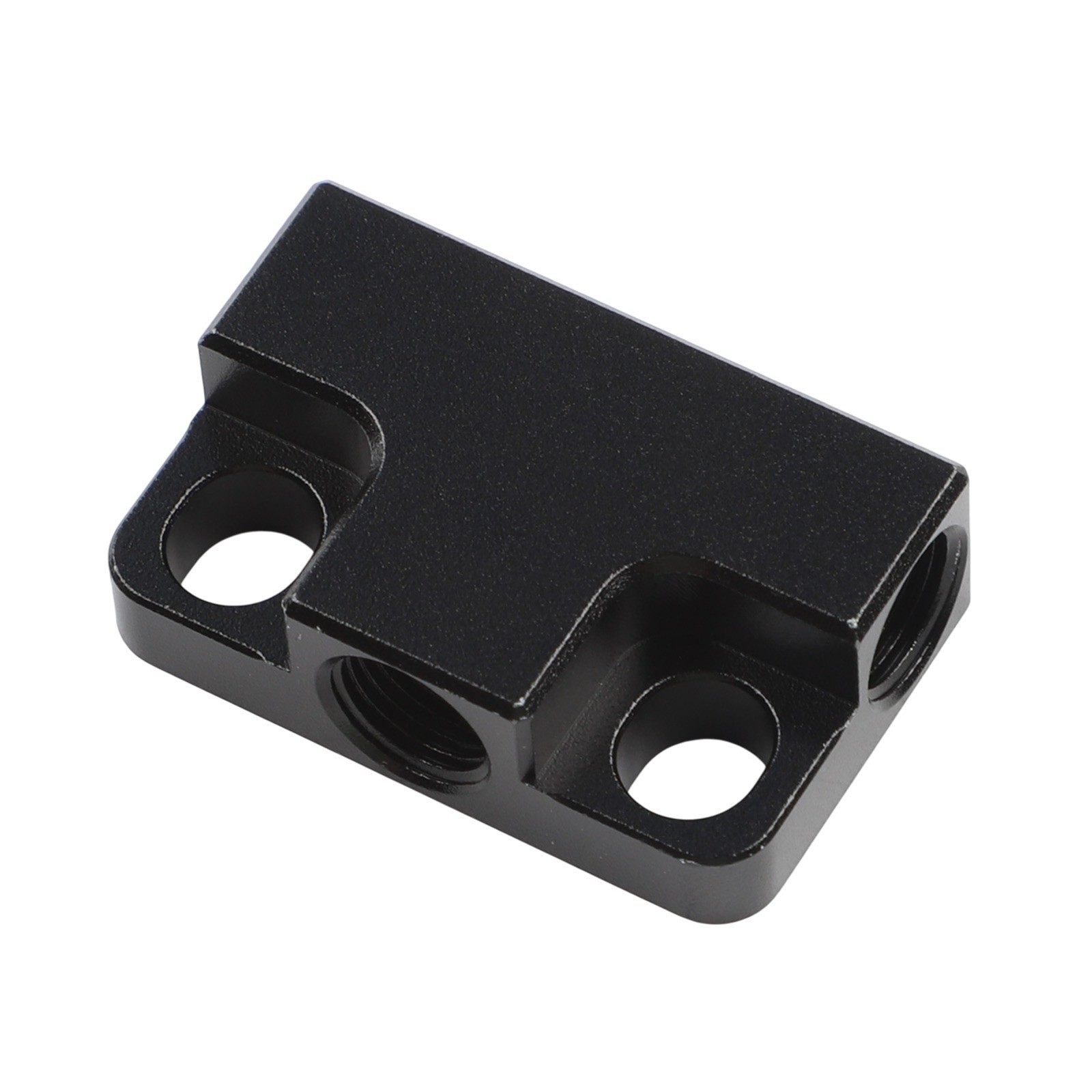 Durable Versatile Jet Black Hydraulic Brake Cable Tee 1 to 2 Adapter Reliable