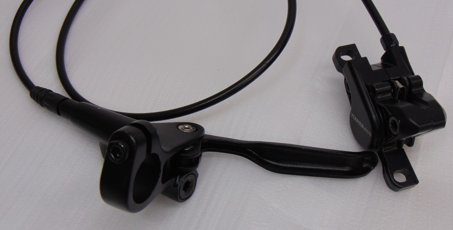 Mountain Bike Hydraulic Disc Brake Black Front Left Universal Fit Tianeraus