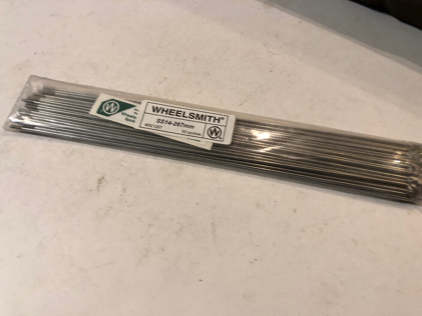 Wheelsmith SS-14-267mm Spokes Silver Bag of 50