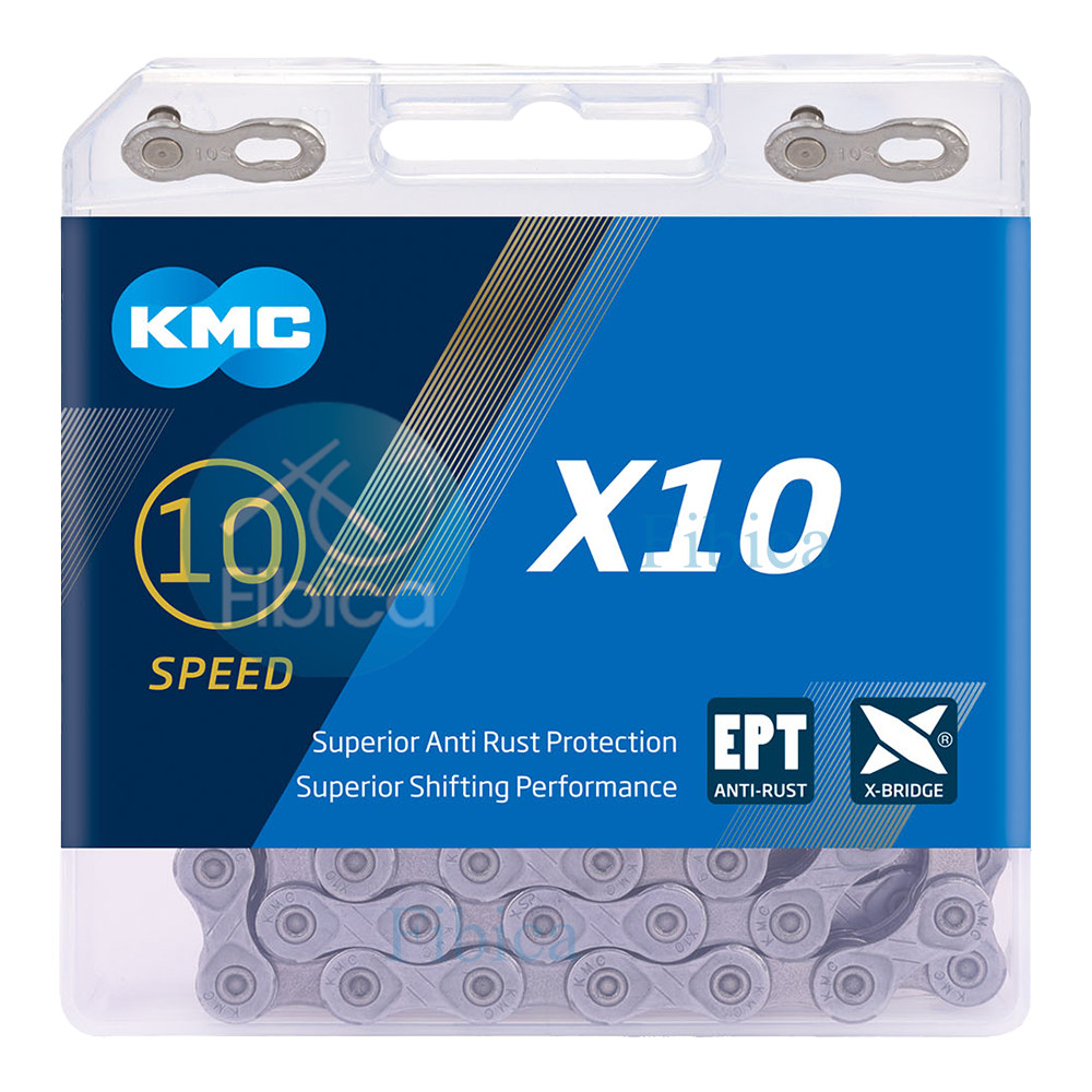 NEW KMC X10 EPT 10-SPEED CHAIN 116 LINK Superior anti rust capabilities