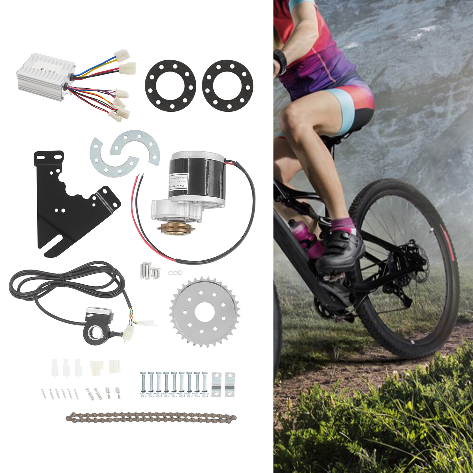 24V 350W Electric Bike Conversion Kit, Motor Electric Bike Conversion Set
