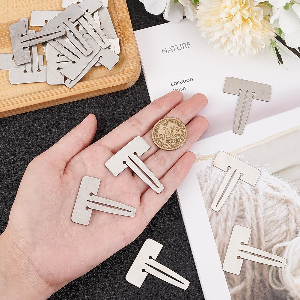 BENECREAT 20 PCS Stainless Steel Honeycomb Pin, Pin 1.4×1.7 inches