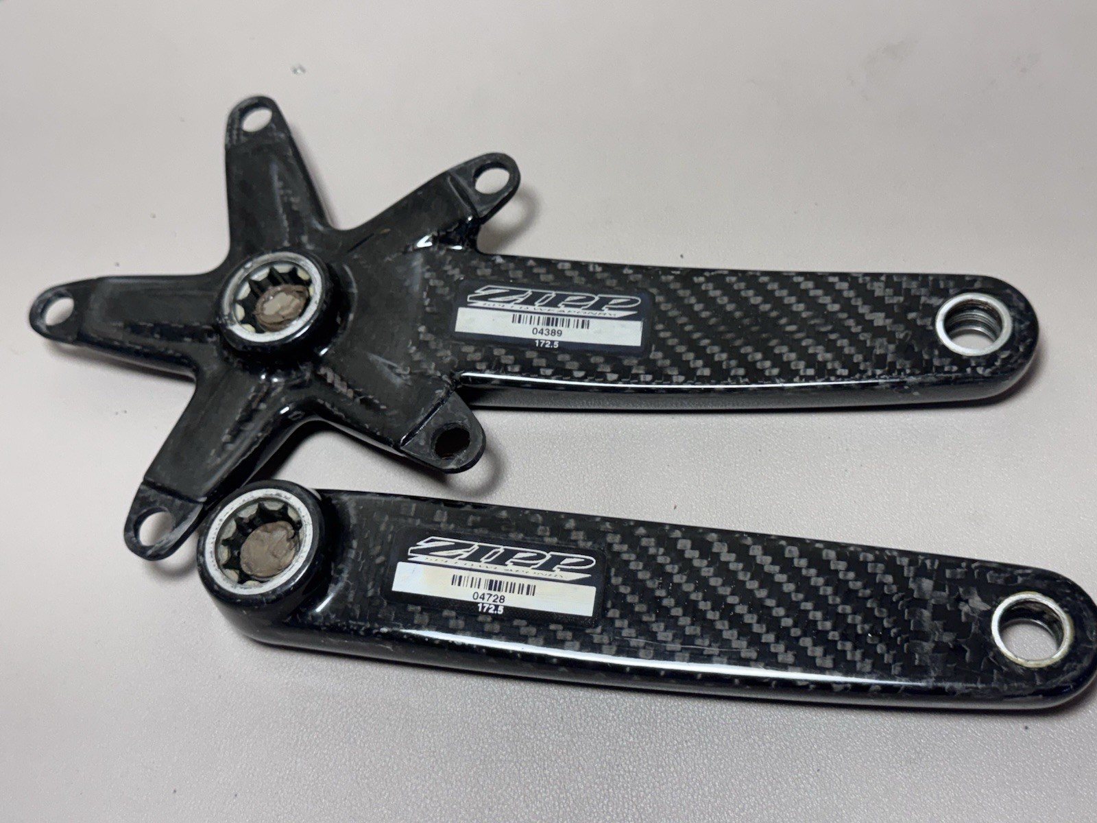 Zipp Carbon Fiber Crankset 172.5mm 130 BCD Spider