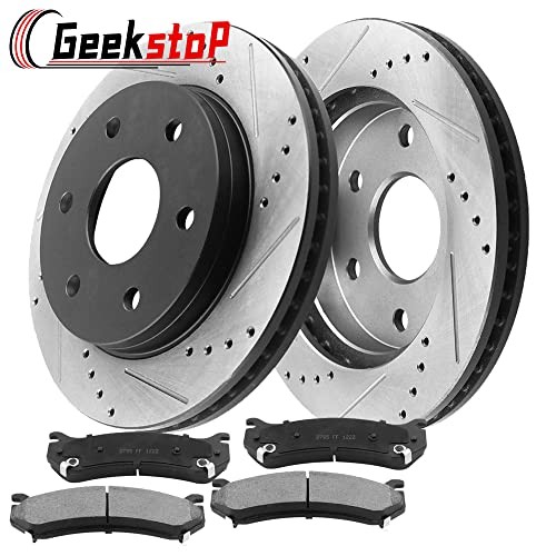 12.01″ Front Disc Brake Rotors and Ceramic Brake Front Brake Pads and Rotors