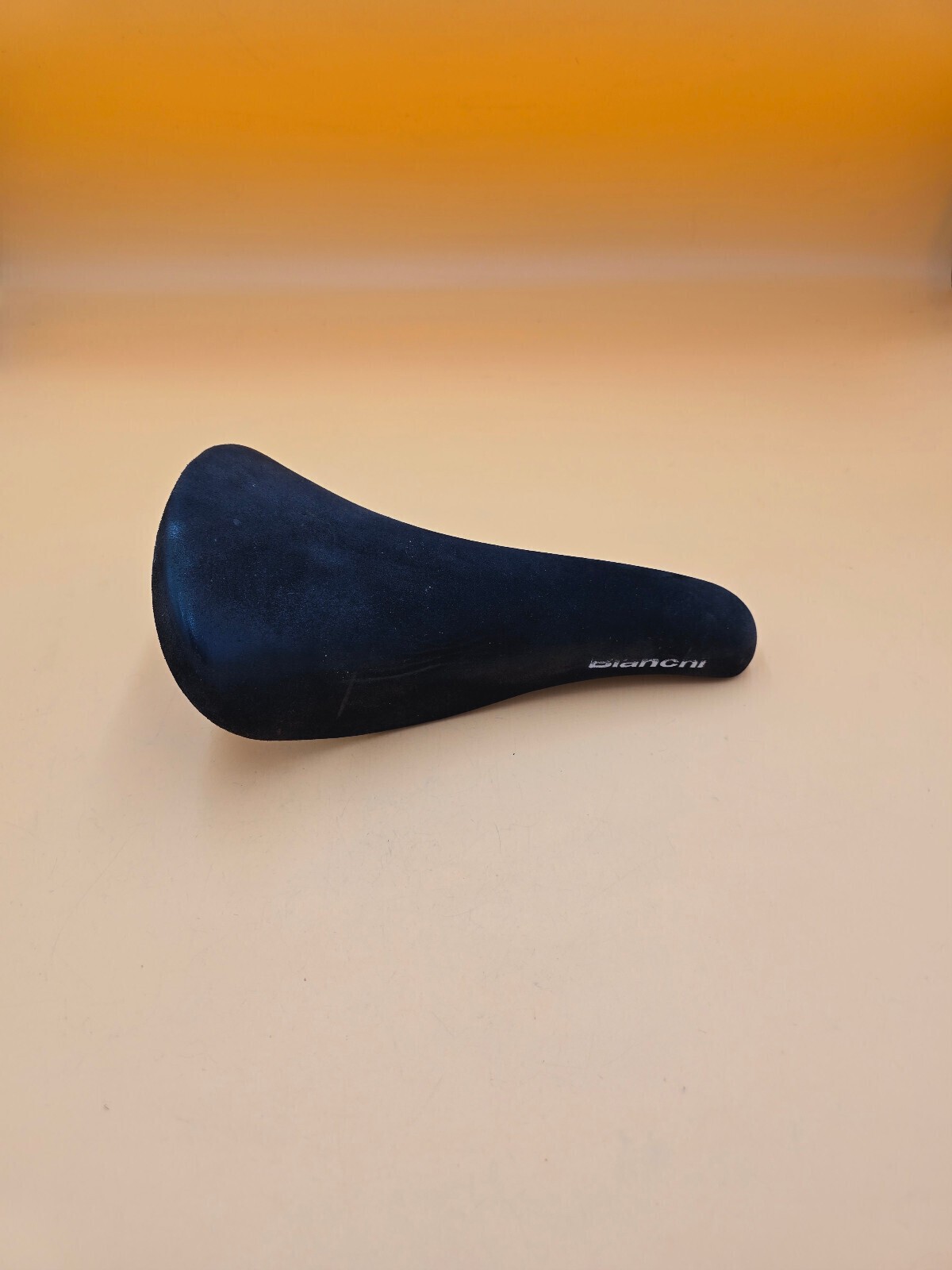 Saddle Selle Italia Bianchi Suede (Imitation?) black saddle vintage retro