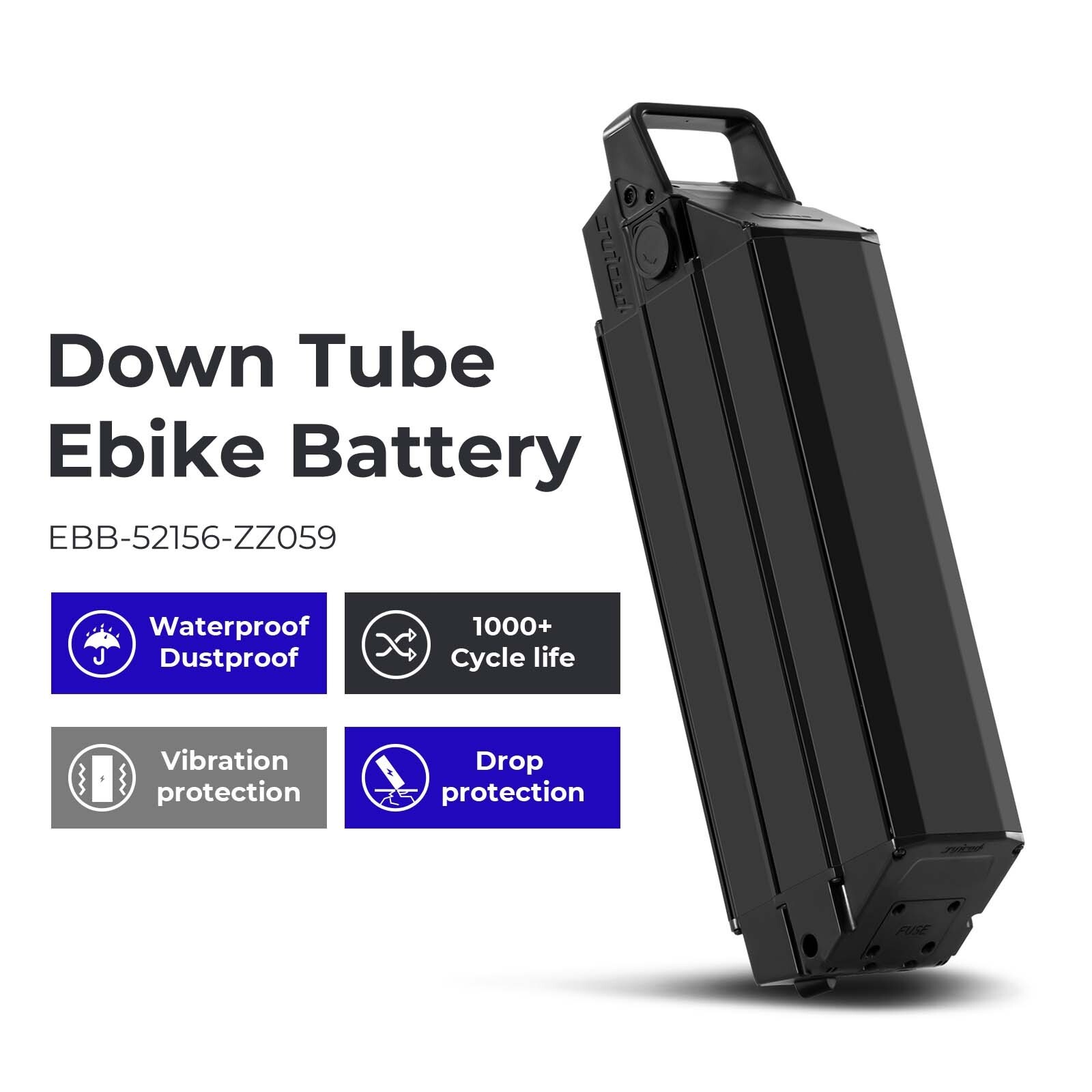 52V 15.6Ah Ebike Battery for Juiced Bike Battery Replacement Bicycle Batteries