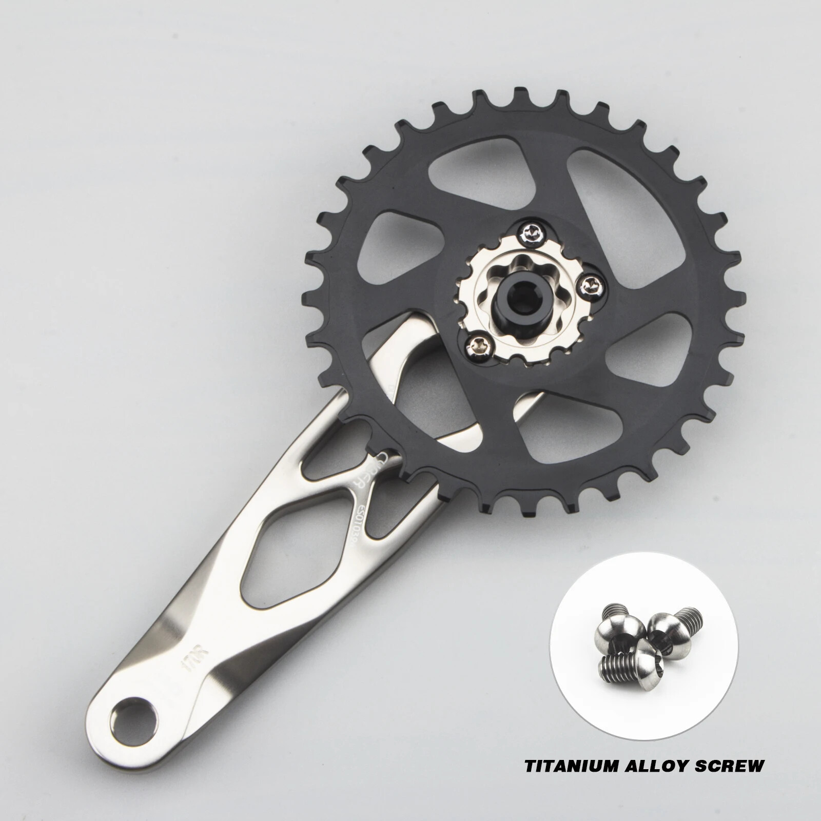 MTB Crankset 170mm R-SPEC Trail Enduro Bicycle DUB 29 Hollow Crank Spindle CNC