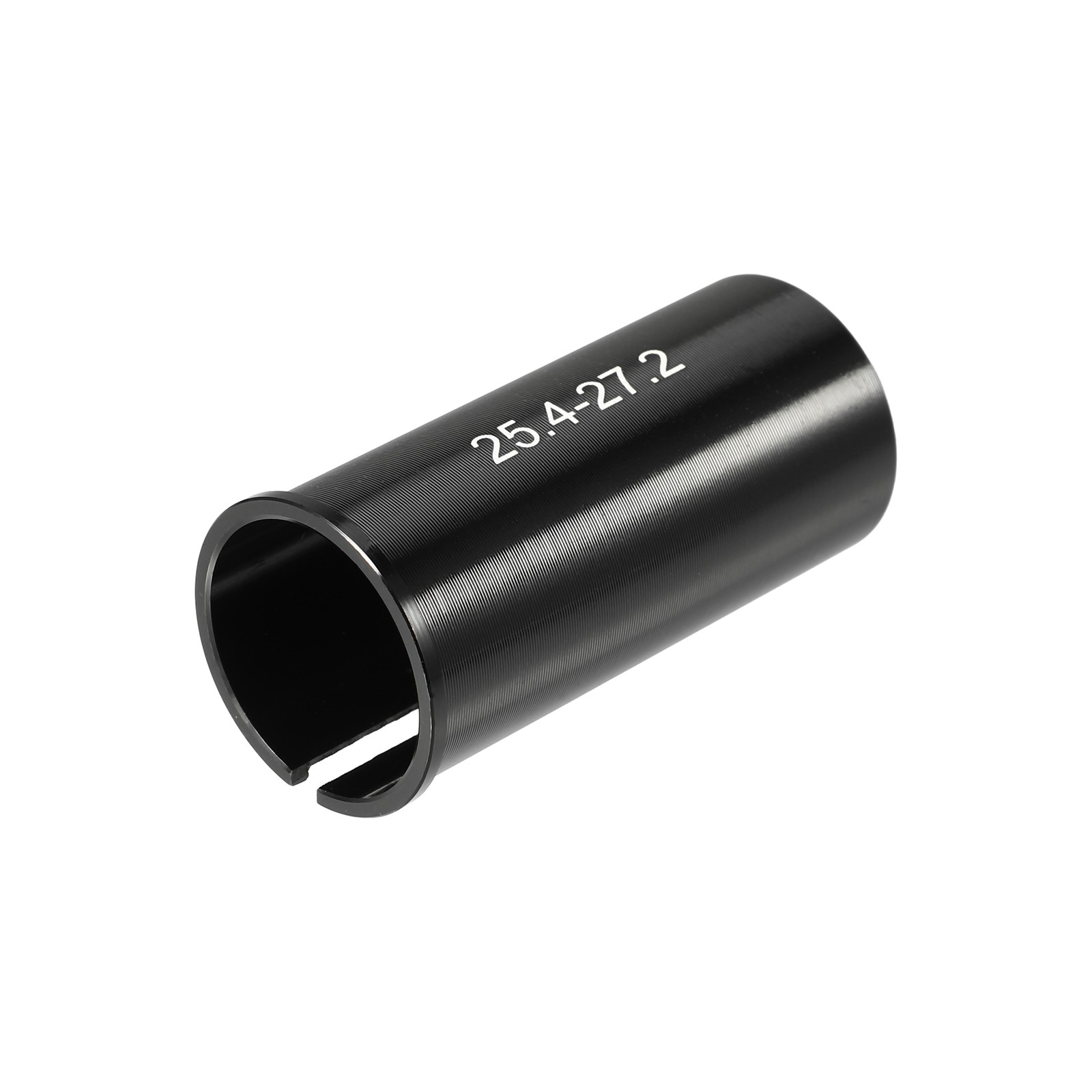 2 Pcs 25.4mm to 27.2mm Bicycle Seat Post Tube Adapter Reducing Sleeve Black
