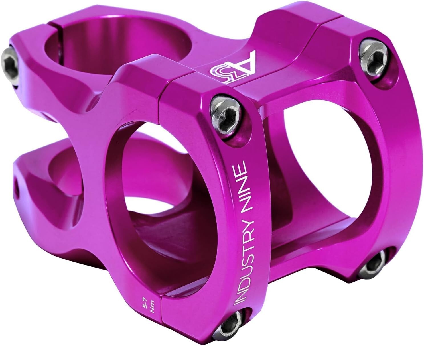 Industry Nine A35 MTB Mountain Bike Bicycle Stem Purple +/- 9 degree 35.0 x 32mm