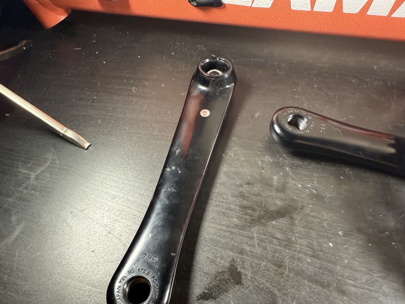 Shimano 105 Crank Set Double 172.5 FC-5502 Octalink Spline 53-39 Tooth #17