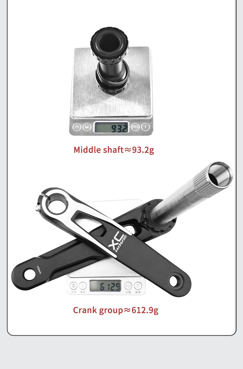 MTB Crankset 170/175mm Direct Mount Crank 0mm Offset 34T 36T 38T 40T Chainring