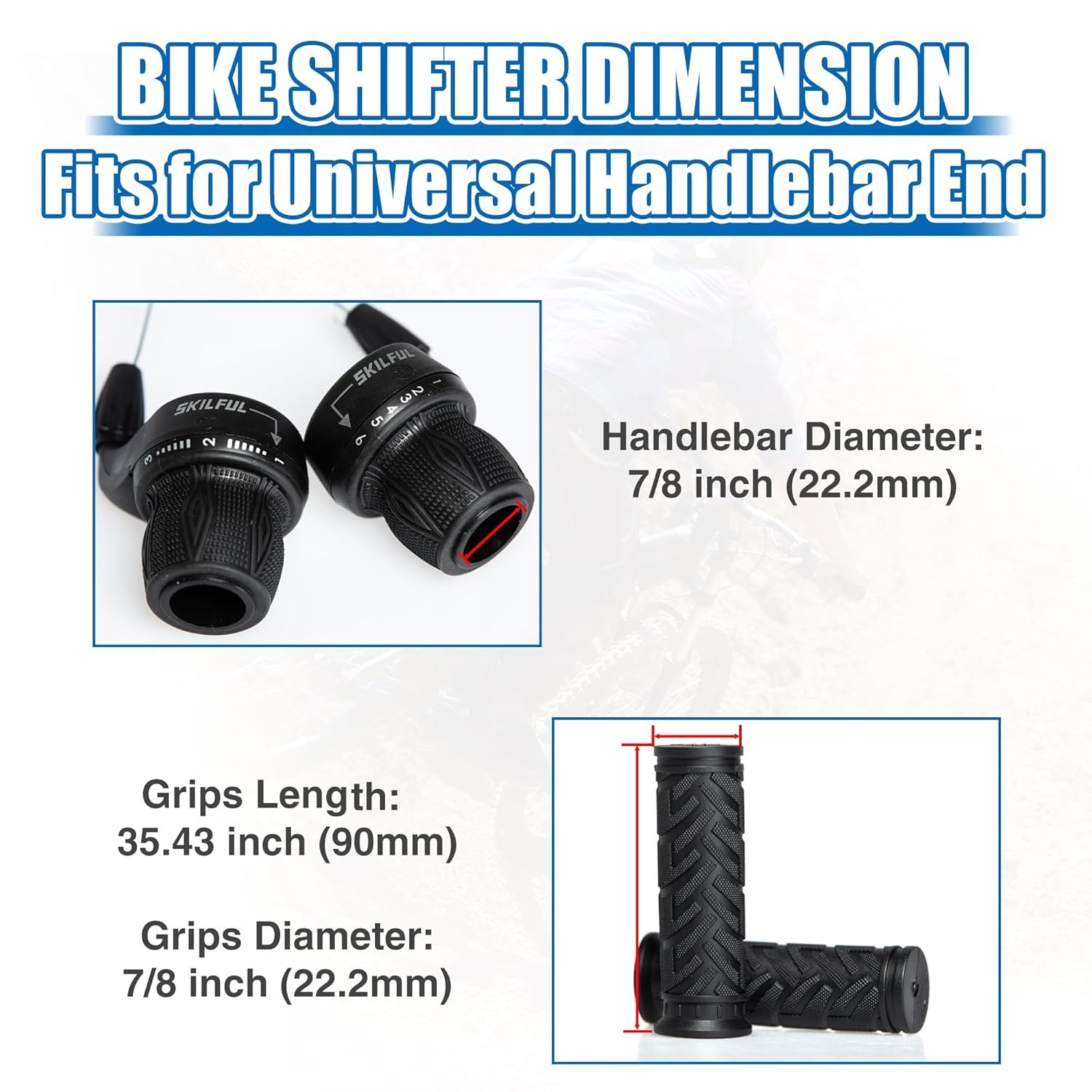 21 Speed Bicycle Grip Shift Left and Right Twist Shifters 3 x 7 Speed Bicycle
