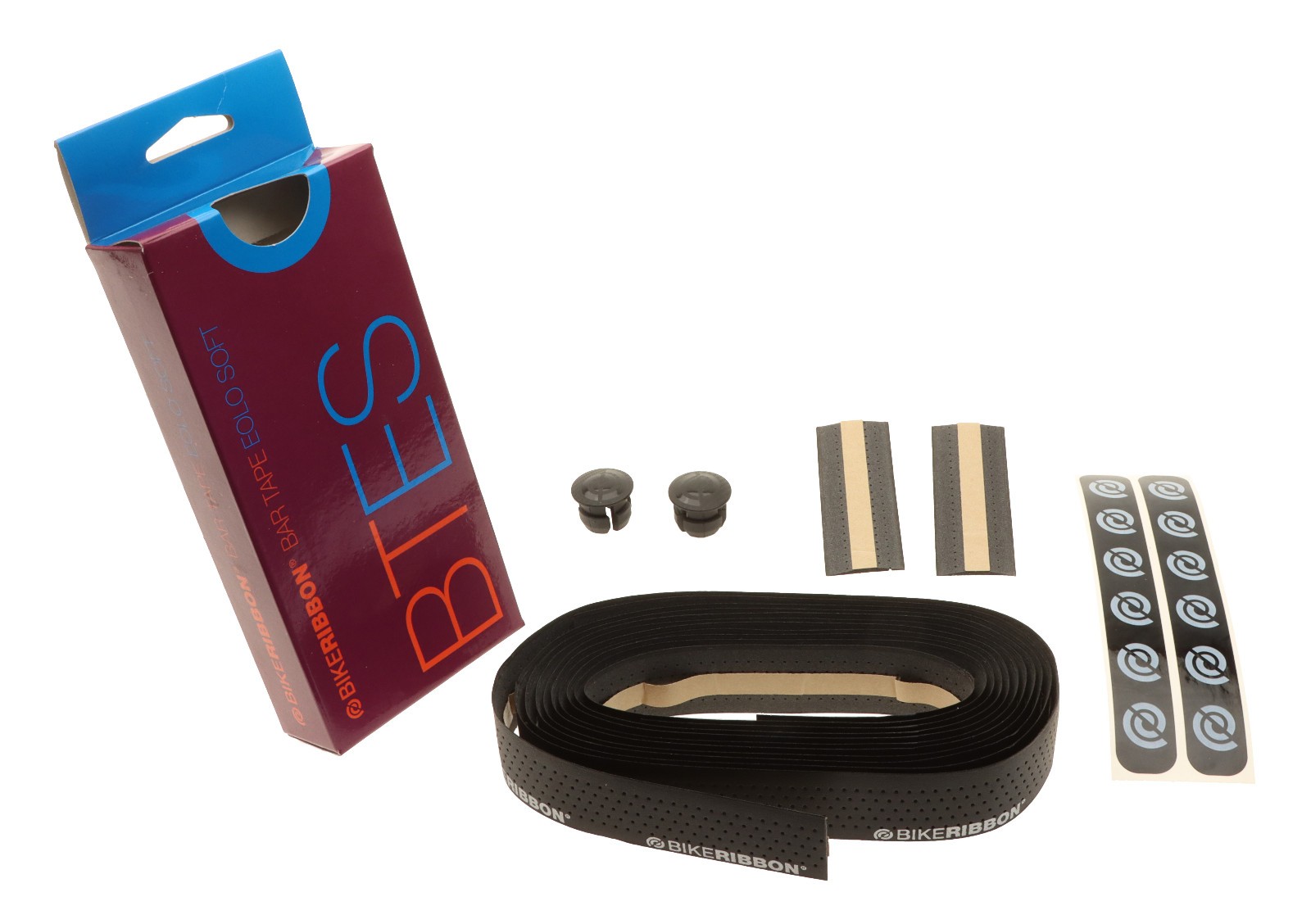 Bike Ribbon Eolo Soft Handlebar Tape Foam Perfoated Black NEW NOS NIB