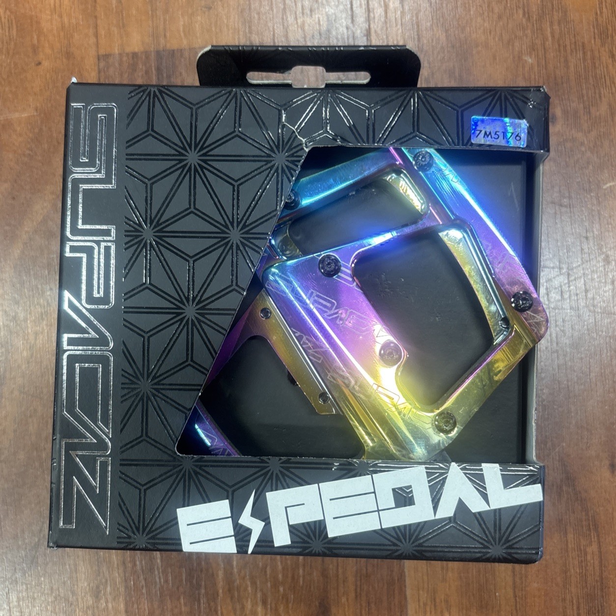 Supacaz EPedal CNC Alloy Platform Pedals Oil Slick MTB BMX Flat Pedals New