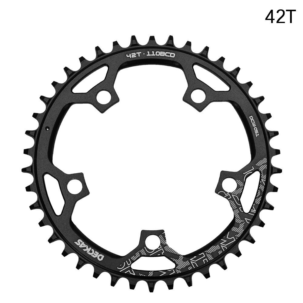 Road Bike Narrow Wide 110BCD Chainring 36T To 52T Crankset Tooth Plate Parts Red