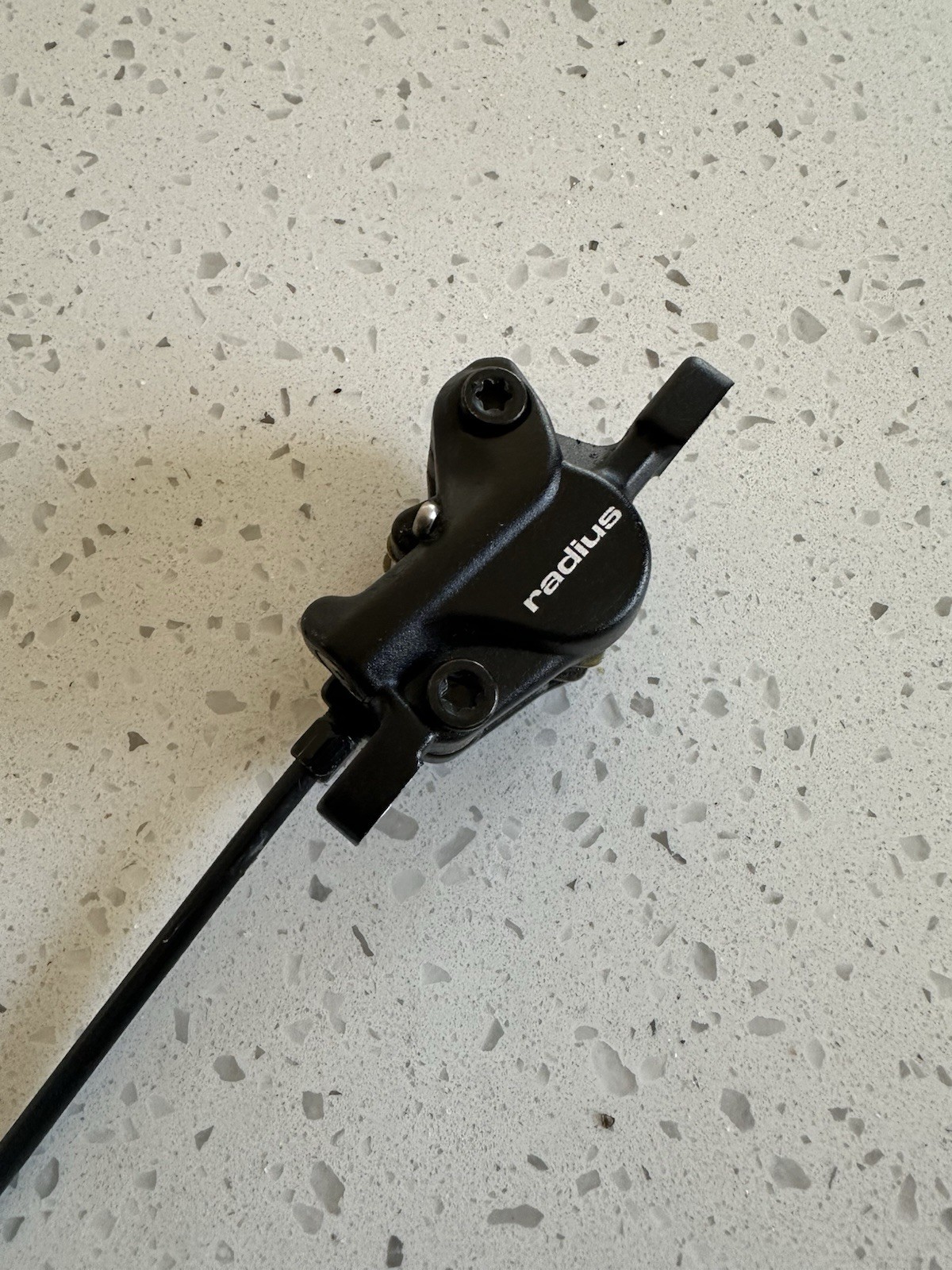 Radius Disc Brake Caliper Black New Pads! Hydraulic Fits Shimano Mineral Oil