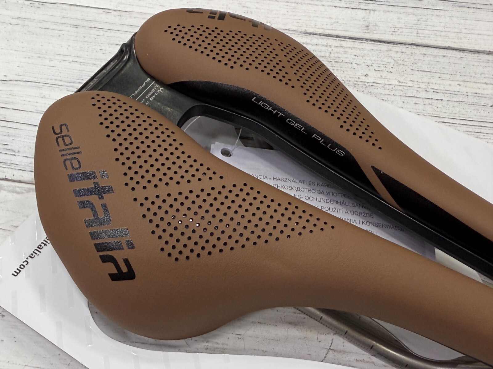 Selle Italia Flite Boost Gravel L3 TI316 Superflow Saddle (Brown )