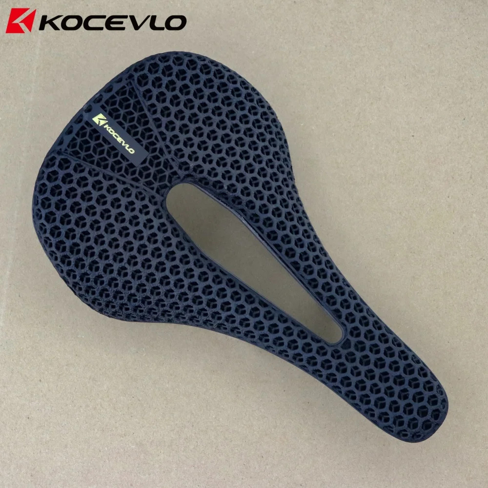 235x140MM 3D Printed Carbon Saddle for XC Road Gravel MTB Off-Road Bike Cycling